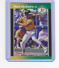 Donruss 1989 Mark McGwire #95 Base Set Oakland Athletics Baseball Error Card picture