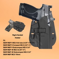 M&P9 M&P40 M&P10 Holster Fits Smith & Wesson S&W M&P 9 40 M2.0 Compact Full Size picture