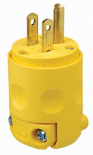 15 Amp 125-Volt 3-Wire Plug Yellow picture