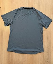 Lululemon Mens License to Train Tee Blue gray Shirt Medium picture