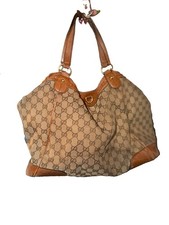 Gucci Interlocking G Canvas Tote Women's Used Large Repair Brick Lane picture