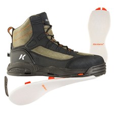 KORKERS Men's Greenback Dried Herb/Black Wading Boots - All Sizes picture