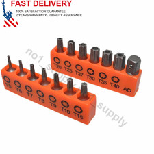 14 Torx Bit Set Torq Hex Star Spanner Tri Wing Screwdriver Tamper Proof Security picture