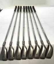 Ping G10 Maroon Dot 5-9, PW, LW, SW Matching  #’s AWT Stiff Shafts RH 8 Clubs picture