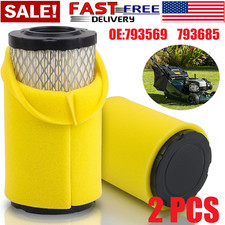 2 X 793569 Air Filter For BRIGGS&STRATTON 793685 Pre Filter JOHN DEERE MIU11513 picture