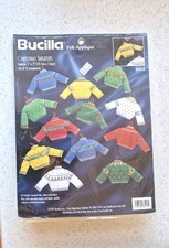 1997 Bucilla 12 Christmas Sweaters Ornaments  83413 picture