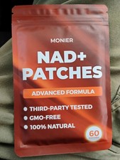 60 Monier Nad+ Advanced Formula Nad Patch -Energy Healthy Aging- With Coq10 picture