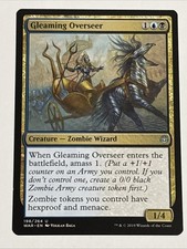 MTG War of the Spark Gleaming Overseer 198/264 NM picture