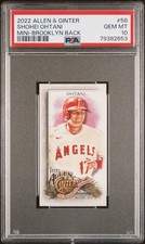 Shohei Ohtani /25 Mini Brooklyn Back PSA 10 GEM MINT 2022 Allen & Ginter POP 4 picture