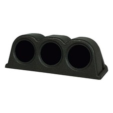 GlowShift Universal Black Triple Dash Gauge Pod Mount 2-1/16