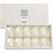 DHC Mild Soap 90g Set of 10 Facial Cleansing Bar Moisturizing Skin Care No Box picture