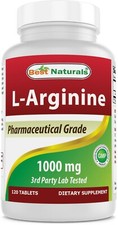 Best Naturals L-Arginine 1000mg 120 Tablets picture