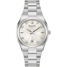 Bulova 96P218 Women's Classic Mother of Pearl Dial Quartz Watch picture