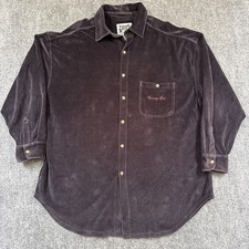 Vintage Rare 90s Tommy Boy Records Velour Promo Shirt Black XXL Hip Hop Rap picture