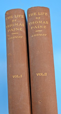 1892 *FIRST* The Life Of Thomas Paine by Moncure Daniel Conway *COMPLETE* picture