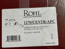 Rohl 1270/CENTR-APC Complete brass mounting with lever for ART 1270 Chrome picture