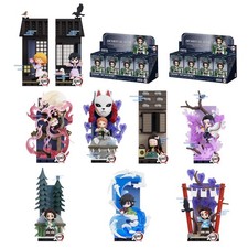 POP MART x Demon Slayer Unwavering Resolve Arc Series Block Figures in Open Box picture