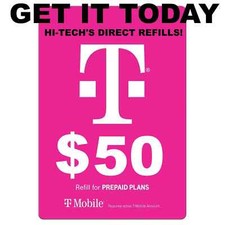 $50 T-MOBILE ✅ FAST REFILL DIRECT TO PHONE TODAY ✅ MOST TRUSTED SELLERS 25 YEARS picture