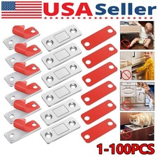 LOT Strong Magnetic Door Closer Cabinet Catch Latch Cupboard Ultra Thin Closures picture