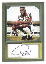PELE - SOCCER SUPERSTAR - D. GORDON ACEO PROMO TRADING CARD - MINT CONDITION picture