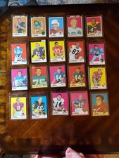 1969 Topps Football Cards Lot of 28 Different Cards  With One  Error Card picture