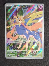 Zacian 100/094 Illustration Rare Phantasmal Flames Pokemon Holo Near Mint picture