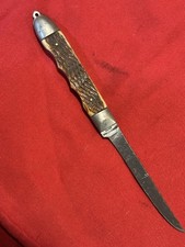 VINTAGE G.C.C.O. FISH SCALING FILLET KNIFE STAINLESS STEEL MADE IN JAPAN OLD picture