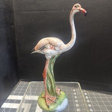 Rare - Vintage Carbet italy 10.5” flamingo picture