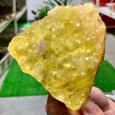 1.16LB Rare purple yellow cubic fluorite mineral crystal sample/Zhejiang, China picture