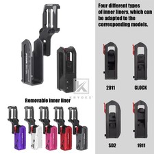 IPSC USPSA CNC Aluminum Ambidextrous Holster Fits Glock 1911 SD2 2011 1.5