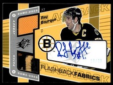 2007-08 SPx Flashback Fabrics Autograph Spectrum Ray Bourque Auto 15/25 Boston picture
