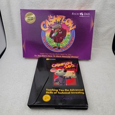 Cashflow 101 & 202 Expansion Investment Board Game Robert Kiyosaki Nearly Complt picture