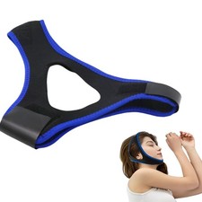 Snore Stop Anti Snoring Chin Strap Sleep Apnea Belt Snoreless Sleep Jaw Solution picture