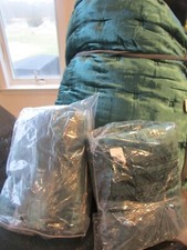 West Elm Lush velvet tack Stitch full queen quilt botanical garden 2 stand shams picture