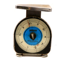 Vintage Pelouze Mechanical Portion Control Scale YG180R, Stainless Steel - 1991 picture