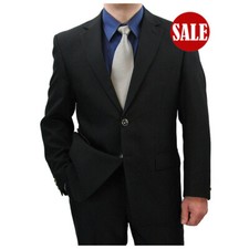 HAS TO GO Sharp Regular-Fit Men 2-B Blazer BLACK, Size 60 Long, $129+ picture
