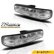 78WORKS Crystal Tail Lights All Clear Pair Nissan S13 Silvia 240SX Coupe J258CL picture