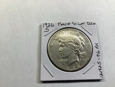 1926 S Peace Silver Dollar in Very Fine Condition from San Francisco 121925 96rk picture