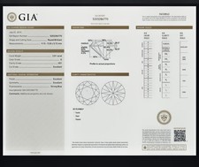 3.01 Carat Natural Round Diamond. GIA G VS1 Triple Excellent Cut GIA #5203286770 picture