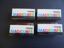 4 boxs Vintage Sylvania Blue Dot Magicubes 3 Cubes 12 Flashes for Film Cameras picture
