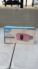 iDOO Cordless Electric Heating Pad for Period Cramps Pink Belt picture