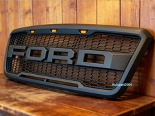 For Ford F150 Grill 2004 05 06 07 2008 F150 Raptor Style Front Hood Grille W/LED picture