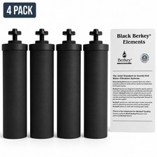 Berkey Authentic Black BB9-2 Water replacement Filters For Berkey 4 PACK picture