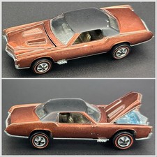 Hot Wheels Redline 68 US Shiny Copper Penny Custom Eldorado Brown Int Excellent picture