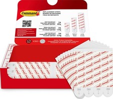 Command Indoor Large Replacement Strips, Holds up to 5 lb, 20 White Damage Free picture