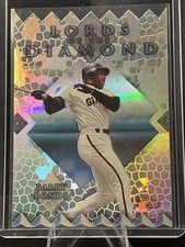 BARRY BONDS 🔥 LORDS OF THE DIAMOND 🔥Die Cut Foil Card 🔥Topps 1998 Insert picture