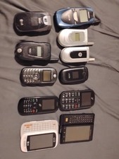LOT OF 11 Mixed  Flip Phones  FOR PARTS. Untested. picture