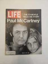 LIFE Magazine Paul McCartney and His Wife Linda 1971 Vintage picture