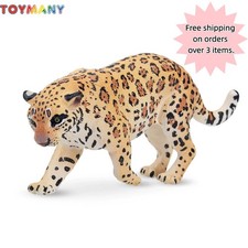 TOYMANY Mini Leopard Figurine Realistic Big Cat Statue Wildlife Animal Toy picture