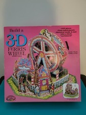 Vintage 1995 Ceaco Revolving 3D Ferris Wheel Jigsaw Puzzle, Never Used-Free Ship picture